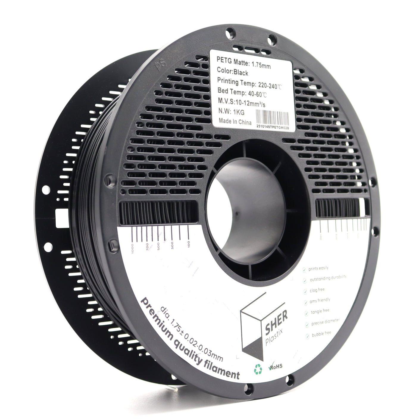 PETG Matte - שחור