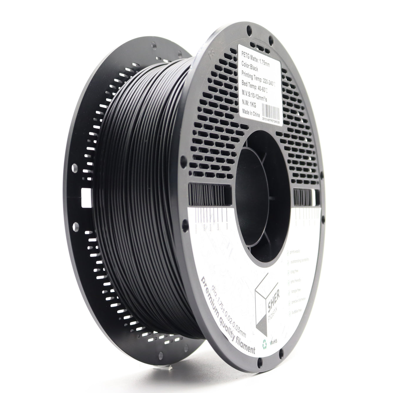 PETG Matte - שחור